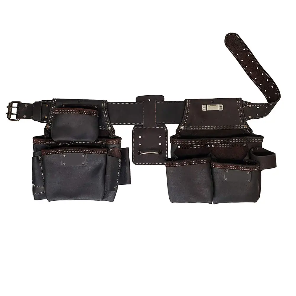 Dernier modèle sac à outils en cuir robuste de bonne qualité pour le travail professionnel fabriqué en usine, ceinture à outils personnalisée