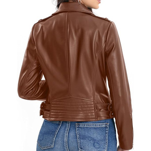 Chaqueta de piel sintética para Mujer | Chaqueta de piel sintética Chaqueta de piel fina para mujer - Product Image 5