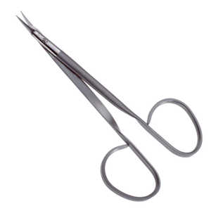 Tijeras de puntada de cinta de 4,5 \ "(11,5 Cm) Base de instrumentos quirúrgicos de fuente de alimentación manual de acero inoxidable Curvo - Product Image 2