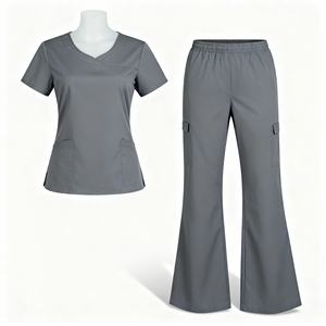 ชุดเครื่องแบบสครับพยาบาลทางการแพทย์ของผู้หญิงชุดเครื่องแบบพยาบาลทางการแพทย์ของผู้หญิงดีไซน์ใหม่ล่าสุด - Product Image 1