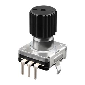 Encodeur rotatif EC11 avec bouton-poussoir 0,5 mm/1,5 mm, 16 impulsions, 16 positions, à ressort, autobloquant, 220 V, 20 A, rotation 360° - Product Image 6