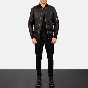 Top Trending Men's Slim Fit Biker Chaqueta de cuero High Street Style Chaqueta de cuero de alta calidad Chaqueta recubierta de moda para hombres - Product Image 5