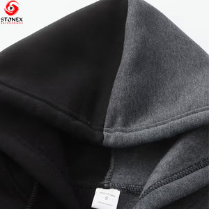 เสื้อฮู้ดซิปผู้ชายสำหรับฤดูหนาว ผ้าฝ้ายฟลีซ 100% ลายเรียบ คุณภาพสูง แห้งเร็ว ระบายอากาศได้ดี ปรับแต่งได้ ขั้นต่ำ 2 ชิ้น - Product Image 3