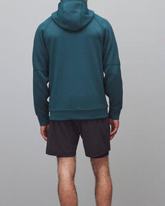 เสื้อฮู้ดมีซิปน้ำหนักปานกลางมีสไตล์ใส่สบายมีฮู้ดระบายอากาศได้ดีผ้าคอตตอนและโพลีเอสเตอร์ผสมปรับแต่งโลโก้ได้ - Product Image 2