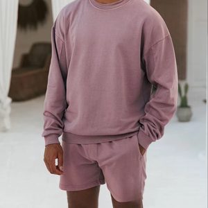 Conjunto de Pantalones Cortos y Sudadera con Capucha de Moda, Conjunto de Pantalones Cortos y Sudadera para Hombre, Conjunto de Sudadera con Capucha y Pantalones Cortos con Logotipo Personalizado, Unisex - Product Image 1