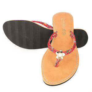 Women's <b>Slipper</b> (KL-035) - <b>Red</b> - Product Image 5