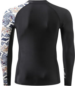 Vente en gros Rash Guard MMA personnalisé pour homme à manches courtes, respirant, en Spandex/Polyester, imprimé sérigraphié, à séchage rapide, style T-shirt de surf - Product Image 2