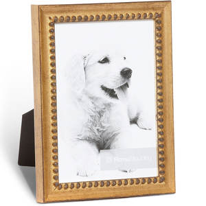 Marco de fotos de metal martillado chapado en oro - Product Image 5