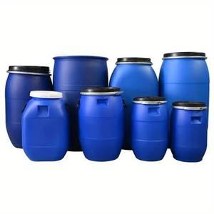 Bidons de stockage d'essence en HDPE bleu de qualité alimentaire, cylindriques, étanches, pour usage industriel - Product Image 1