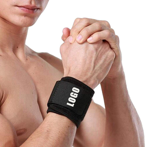 ข้อมือสนับสนุนยิมผ้าฝ้ายยืดหยุ่นยกน้ำหนักข้อมือห่อ - Product Image 5