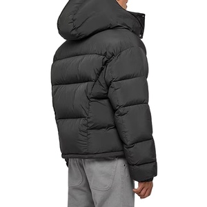 Chaqueta de Plumón para Hombre, Diseño OEM Personalizado, de Alta Calidad, con Capucha, Transpirable, Cálida para Otoño, Rellena de Poliéster, Holgada, para Exteriores - Product Image 4