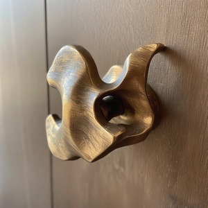 Bouton de porte en laiton satiné pour la maison et le bureau coins commode placard tiroir poignée pour Villa hôtel meubles appartement - Product Image 1