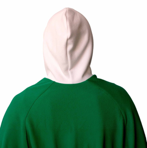 Prix de gros de haute qualité nouvelle mode 2024 280 Gsm coton sergé à la mode vert hommes sweat à capuche zippé imprimé et coupe décontractée - Product Image 2