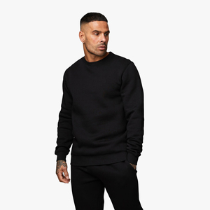 Sweat-shirt uni à manches longues en coton mélangé de haute qualité pour hommes, vêtement d'hiver à séchage rapide pour hommes - Product Image 2