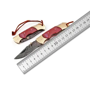 Profesyonel 2023 yeni katlanır bıçak ahşap saplı açık yeni kamp katlanır bıçak taşınabilir çok fonksiyonlu çakı