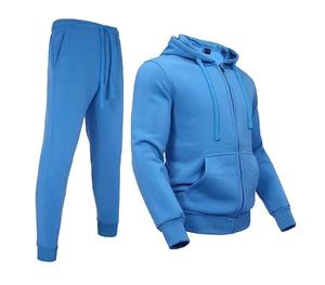 OEM Streetwear décontracté Ensemble de jogging à capuche athlétique Pantalon de survêtement écologique solide Pantalon Zip Maternité Vente en gros Survêtement Gym - Product Image 1