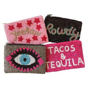 Dernière broderie perlée faite à la main DOLLY WANNABE Petit sac portefeuille de luxe Nouveau design Premium & Beautiful Fancy Choice From India - Product Image 3