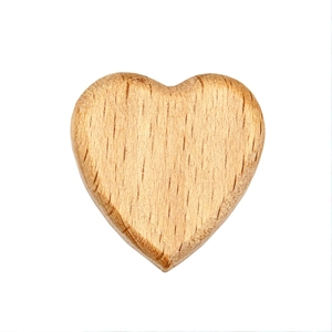 Perles en bois rondes à motif cœur colorées, artisanales indiennes, pour décoration intérieure, Pâques, baptême, rentrée scolaire - Product Image 5