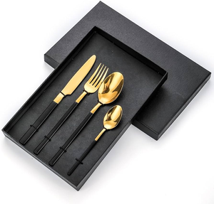 Cucharas de almuerzo de cena de postre de acero inoxidable de alta calidad para fiestas comedor higiénico con espejo antibacteriano cepillado elegante - Product Image 6