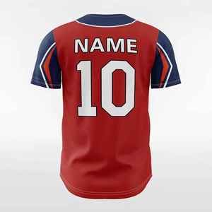 Camisetas de Béisbol Personalizadas con Logos de Equipos Deportivos, Nombres, Números, Variedad de Colores y Estilos, 100% Poliéster Antibacterial, Corte Corto, Impresión Frontal - Product Image 3