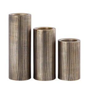 ชุดเชิงเทียนทรงเสาเคลื่อนย้ายได้ ทำด้วยมืออย่างสวยงาม ทันสมัย หลากสี หรูหรา ทำจากเงิน เหมาะสำหรับวางบนโต๊ะ ใช้ในบ้าน สำนักงาน งานแต่งงาน และโอกาสต่างๆ - Product Image 2