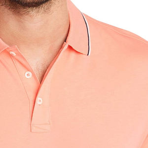 2022 Premium High Quality Customized Logo Printing New Design <b>Light</b> Weight Men Solid Color Polo Shirt On Sale - Product Image 4