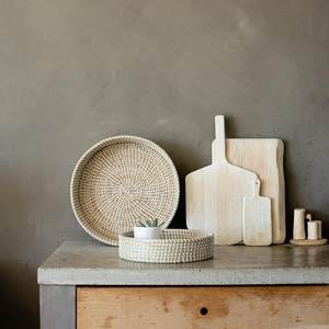 ถาดหญ้าทะเลสานจากหญ้าทะเลทำด้วยมือถาดสำหรับตกแต่งงานแต่งงานงานปาร์ตี้ในบ้าน - Product Image 5