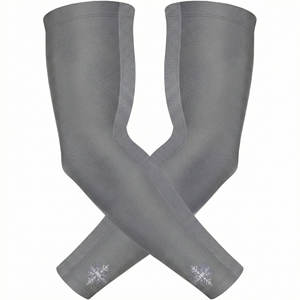 Manguitos deportivos personalizados con logo, estampado propio, sin costuras, alta elasticidad, para correr, ciclismo, gimnasio, soporte para codo, suministro al por mayor. - Product Image 1