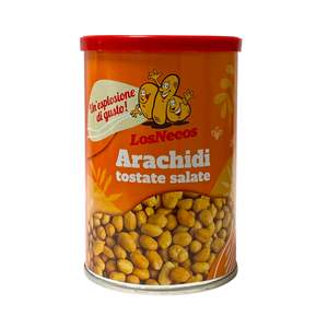 Forlivese 180g X8 Pcs Hard Nutritious Fried Salted Peanuts in a Can <b>Nut</b> & <b>Kernel</b> Snacks - Product Image 1