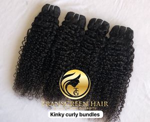 Exportateur mondial vendant des cheveux humains 100% vierges de qualité supérieure 10 ''à 30'' Kinky Curly Bundles Extension de cheveux à donneur unique - Product Image 6