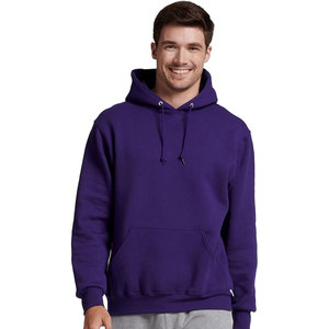 <b>Purple</b> Color <b>Men</b> Customized Logo Spring and Autumn <b>Sweatshirt</b> Loose High Quality Hoodie Wholesale Private Label Pocket Hoody - Product Image 4
