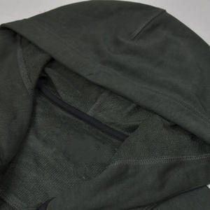 Logo personnalisé de haute qualité brodé impression numérique coton éponge français polaire hiver respirant écologique pleine fermeture éclair à capuche - Product Image 2