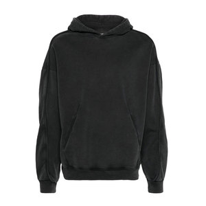 เสื้อฮู้ดดี้แห้งเร็ว ระบายอากาศดี ซักกรด สีพื้น ซับในอย่างดี ผ้าฝ้าย 100% รับทำโลโก้ คุณภาพสูง MOQ ต่ำ - Product Image 1