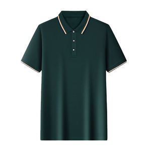 Algodón 100% de alta calidad para hombre, camiseta de Polo, ropa de Golf de gran tamaño, impresión Digital suave, serigrafía, bordado DTF DTG - Product Image 2