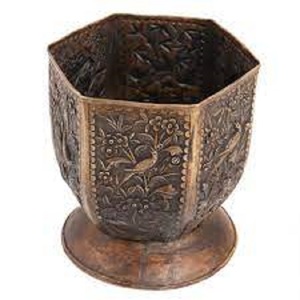 Pot de fleurs de jardinière martelé en métal noir pour salon balcon décoratif intérieur extérieur jardinière de table maison et jardin - Product Image 5