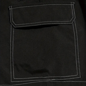 กางเกงขาสั้นไนลอนผู้ชาย แห้งเร็ว สไตล์ไฮสตรีท เอวกลาง มีเชือกผูก ไซส์ใหญ่พิเศษ สำหรับฤดูร้อน น้ำหนักเบา มีกระเป๋าหลายช่อง ไซส์ใหญ่พิเศษ - Product Image 4