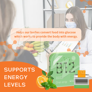 Tiras de película de vitamina B12 de último diseño, película oral de disolución rápida, película de disolución bucal - Product Image 5