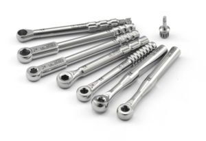 UL AMIN Llave de Trinquete de Implante Dental de Aluminio de Alta Calidad, 4,0mm, Mango Rojo Quirúrgico de Acero Inoxidable Manual de Metal - Product Image 2