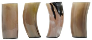 High on Demand Handcrafted Viking Style Horn <b>Glass</b> Handmade Horn <b>Tumbler</b> for Gifting Collectibles & Themed Events - Product Image 2