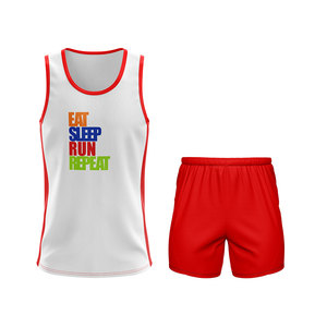 Vêtements d'entraînement de course à pied professionnels Uniforme d'athlétisme sublimé de conception libre personnalisée avec impression numérique - Product Image 4