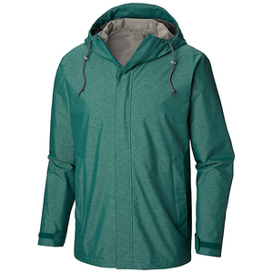 <b>Men's</b> <b>Waterproof</b> <b>Jacket</b> <b>Green</b> Casual Autumn Polyester Zipper Closure Regular Fit Top Quality - Product Image 1