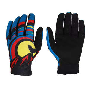 Nouveau design d'été personnalisé de gants imprimés en tissu pour l'entraînement et le sport d'équitation - Product Image 1