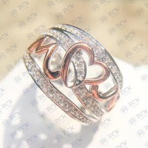Anillo de moissanita único de corte brillante redondo TCW 1,00 para mujer, regalo de cumpleaños o boda de aniversario perfecto - Product Image 5