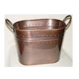 Bañera de acero inoxidable para bebidas, Enfriador de bebidas de fiesta, elegante, con recubrimiento de polvo blanco, acabado, grande - Product Image 4