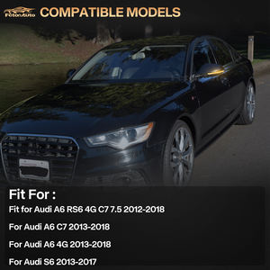 Feux de clignotants dynamiques LED étanches pour <span class=keywords><strong>Audi</strong></span> A6 C7 A6 4G 13-18 S6 13-17 Nouveaux clignotants rétroviseurs clignotants - Product Image 4