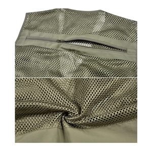 เสื้อกั๊กล่าสัตว์แบบยุทธวิธีสำหรับทุกเพศลายทึบสำหรับงานกลางแจ้งมีกระเป๋าหลายช่องสำหรับเสื้อกั๊กล่าสัตว์ผู้ใหญ่ - Product Image 6