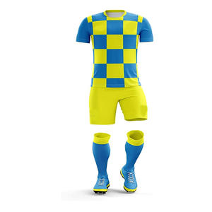 Hot Sale Top Design Custom Polyester Single Jersey Material Soccer Uniform - Product Image 2