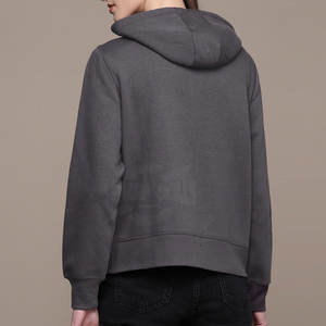 Haute qualité 100% coton Polyester taille adulte Style décontracté à capuche avant Logo respirant à manches courtes hiver été doublé toile - Product Image 3