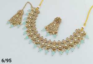 Moda último diseño de Gargantilla Collar chapado en oro tradicional conjunto de joyas para mujeres - Product Image 2