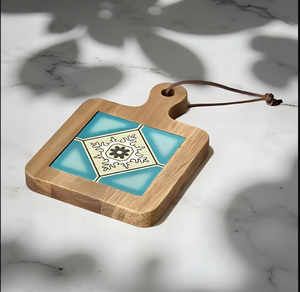 Planche à découper en bois massif robuste, planche à découper de cuisine pour la viande, le poisson, les légumes, finition lisse, écologique, passe au lave-vaisselle - Product Image 2